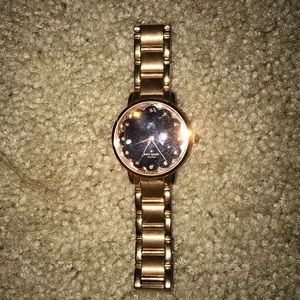 Rose gold/black Kate spade watch